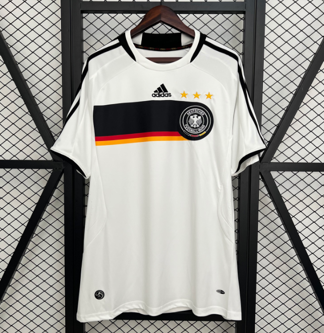 2008 Germany Retro Home Soccer Jersey Shirt